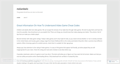 Desktop Screenshot of nolanbelc.wordpress.com