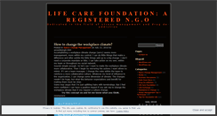 Desktop Screenshot of lifecarefoundation.wordpress.com