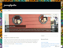 Tablet Screenshot of journeytojustice.wordpress.com
