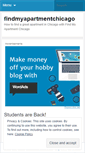 Mobile Screenshot of findmyapartmentchicago.wordpress.com