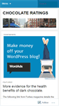 Mobile Screenshot of chocolateratings.wordpress.com