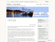 Tablet Screenshot of ilheuscomamor.wordpress.com