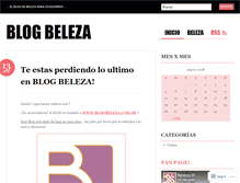 Tablet Screenshot of belezararaacc.wordpress.com