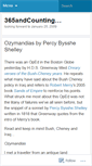 Mobile Screenshot of 365andcounting.wordpress.com
