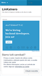 Mobile Screenshot of linkalnero.wordpress.com