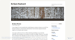 Desktop Screenshot of ezeyeskeyboard.wordpress.com