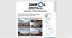 Desktop Screenshot of damolequipamentos.wordpress.com