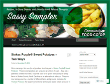 Tablet Screenshot of communityfoodcoop.wordpress.com