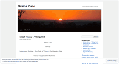 Desktop Screenshot of owainsplace.wordpress.com