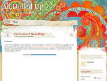 Tablet Screenshot of alldolledup1.wordpress.com