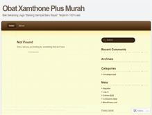 Tablet Screenshot of obatxamthoneplus64.wordpress.com