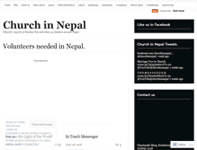 Tablet Screenshot of nepalchurch.wordpress.com