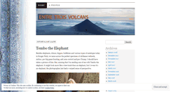 Desktop Screenshot of entretroisvolcans.wordpress.com