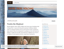 Tablet Screenshot of entretroisvolcans.wordpress.com