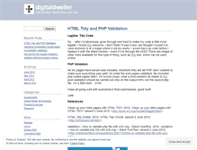 Tablet Screenshot of digitaldweller.wordpress.com