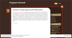 Desktop Screenshot of pdwivedi.wordpress.com