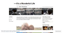 Desktop Screenshot of itsawunderfullife.wordpress.com