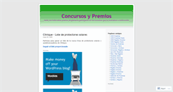 Desktop Screenshot of concursosypremios.wordpress.com