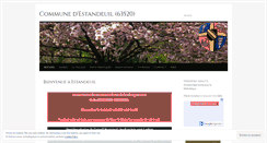 Desktop Screenshot of estandeuil.wordpress.com