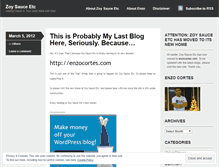 Tablet Screenshot of enzocortes.wordpress.com