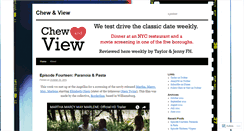 Desktop Screenshot of chewandview.wordpress.com