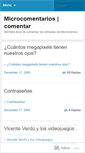 Mobile Screenshot of microcomentarios.wordpress.com