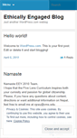 Mobile Screenshot of ethicallyengaged.wordpress.com