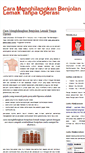 Mobile Screenshot of caramenghilangkanbenjolanlemaktanpaoperasi.wordpress.com