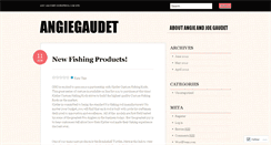 Desktop Screenshot of angiegaudet.wordpress.com