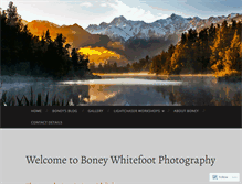 Tablet Screenshot of boneywhitefoot.wordpress.com