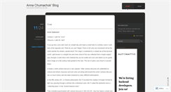Desktop Screenshot of anya666.wordpress.com