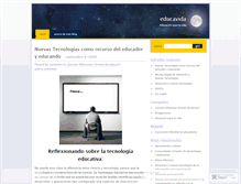 Tablet Screenshot of educavida.wordpress.com
