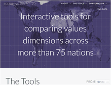 Tablet Screenshot of culturevalues.wordpress.com