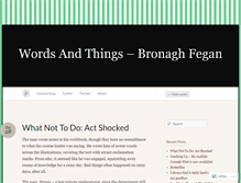 Tablet Screenshot of bronaghfegan.wordpress.com