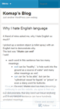 Mobile Screenshot of komap.wordpress.com