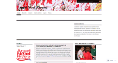 Desktop Screenshot of angelnoelrivera.wordpress.com