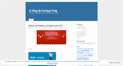 Desktop Screenshot of enriquepuig.wordpress.com
