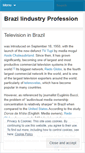 Mobile Screenshot of brazilindustryprofession.wordpress.com