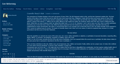 Desktop Screenshot of everreforming.wordpress.com