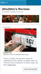 Mobile Screenshot of 2blu2btrusreviews.wordpress.com