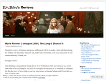 Tablet Screenshot of 2blu2btrusreviews.wordpress.com