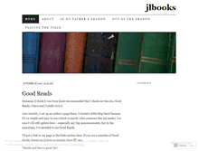 Tablet Screenshot of jlbooks.wordpress.com