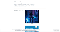 Desktop Screenshot of guardarevedere.wordpress.com