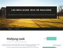 Tablet Screenshot of mahjonggratuits.wordpress.com