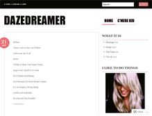 Tablet Screenshot of dazedreamer.wordpress.com