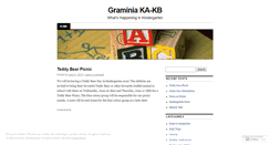 Desktop Screenshot of graminiakakb.wordpress.com
