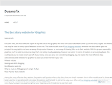 Tablet Screenshot of dusanafix.wordpress.com
