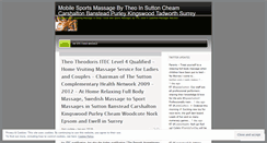 Desktop Screenshot of massagetheo.wordpress.com