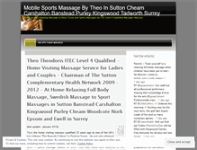 Tablet Screenshot of massagetheo.wordpress.com