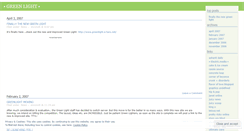 Desktop Screenshot of greenlightgossip.wordpress.com